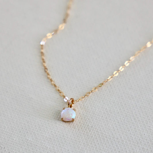 Opal Drop Necklace