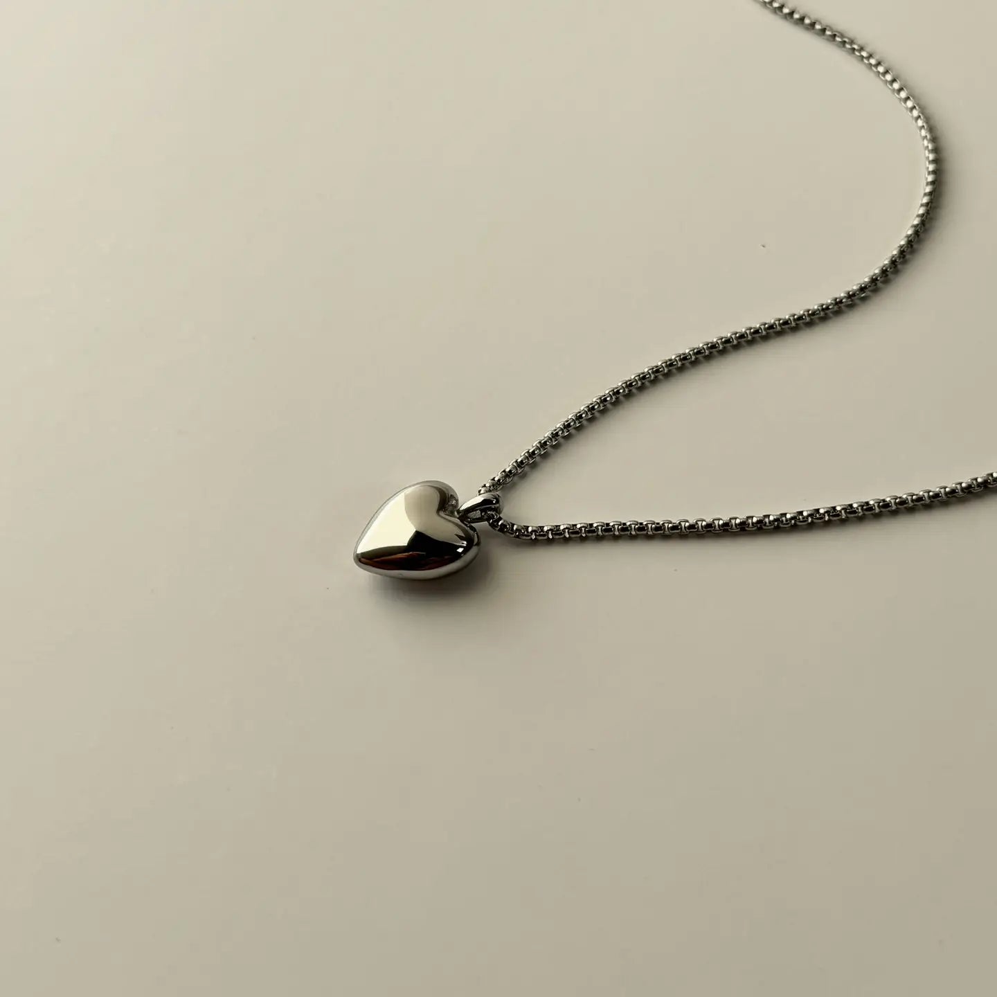 Silver Mon Amour 'Heart' Necklace