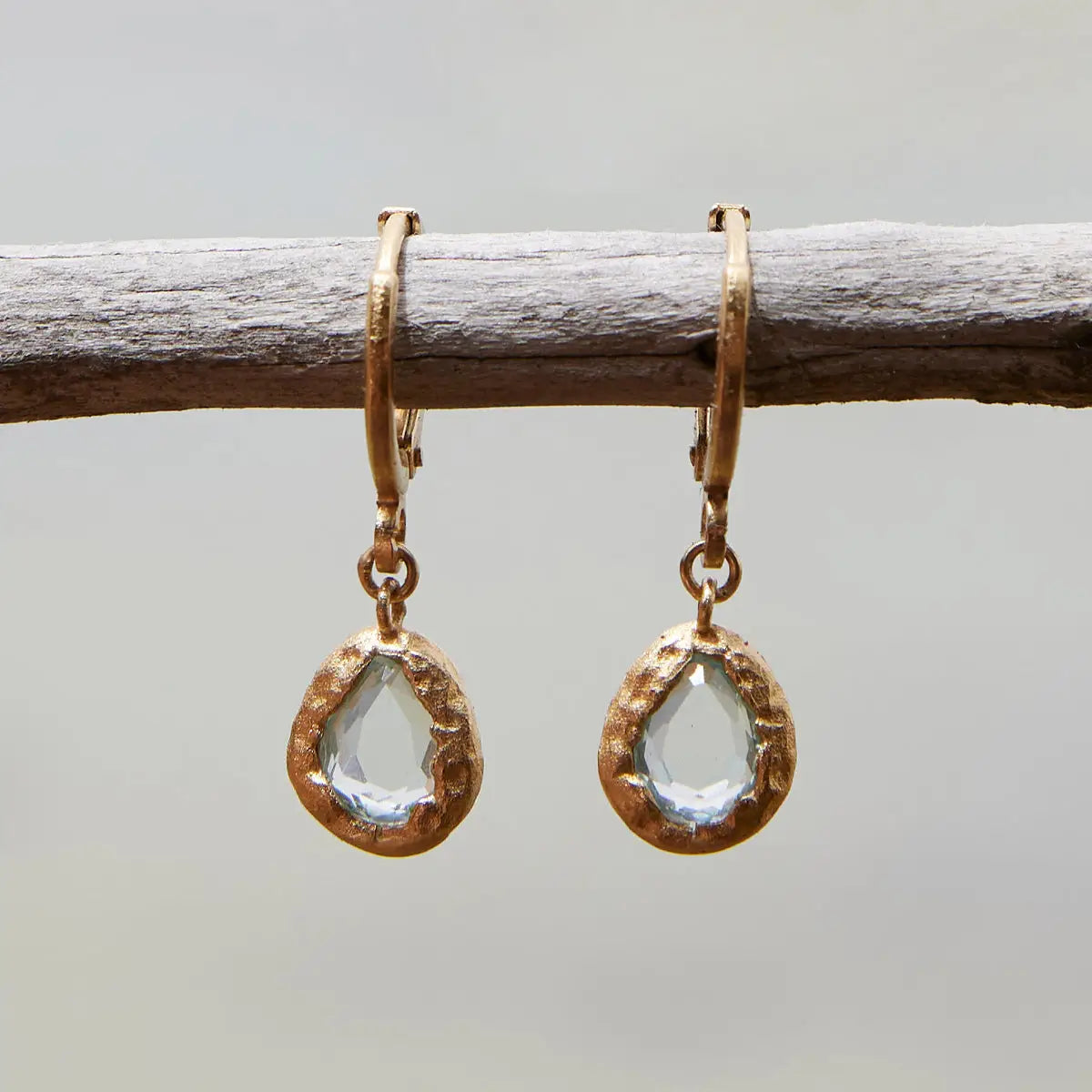 Lysia Crystal Huggie Earrings