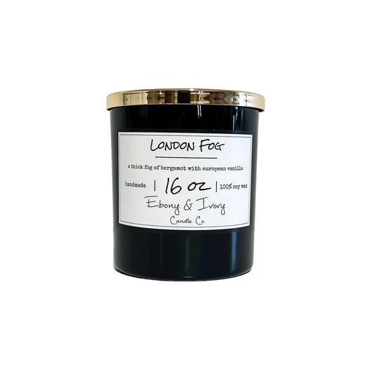 London Fog - Ebony & Ivory Jar Filled Candle