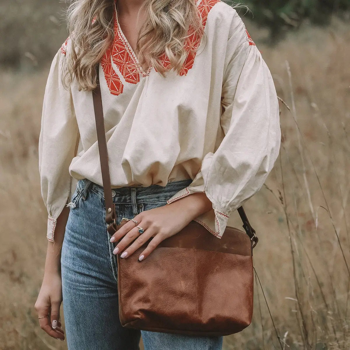 Brooklyn Mini Crossbody | Tan Canvas