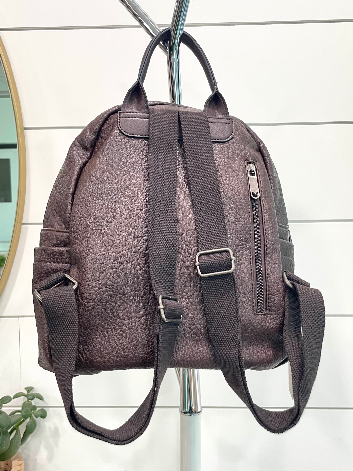 Vegan Leather Backpack