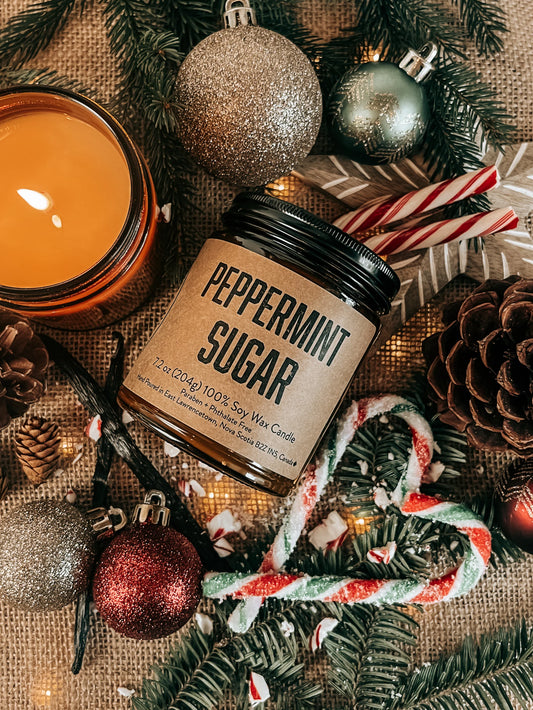 Peppermint Sugar Candle