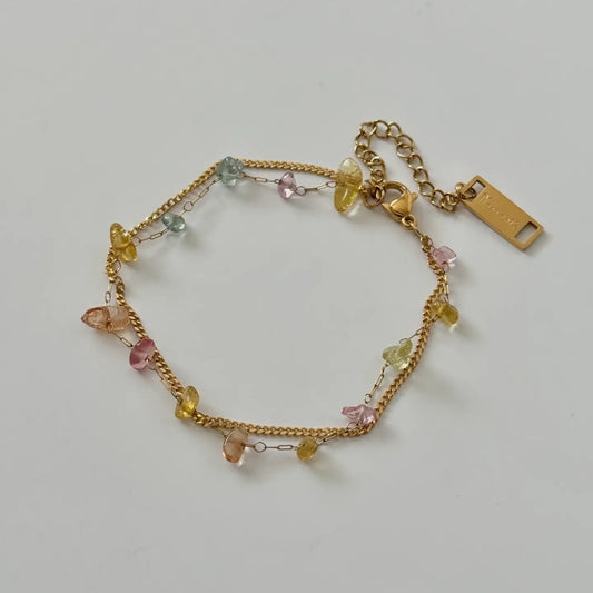 Gold & Stone Bracelet