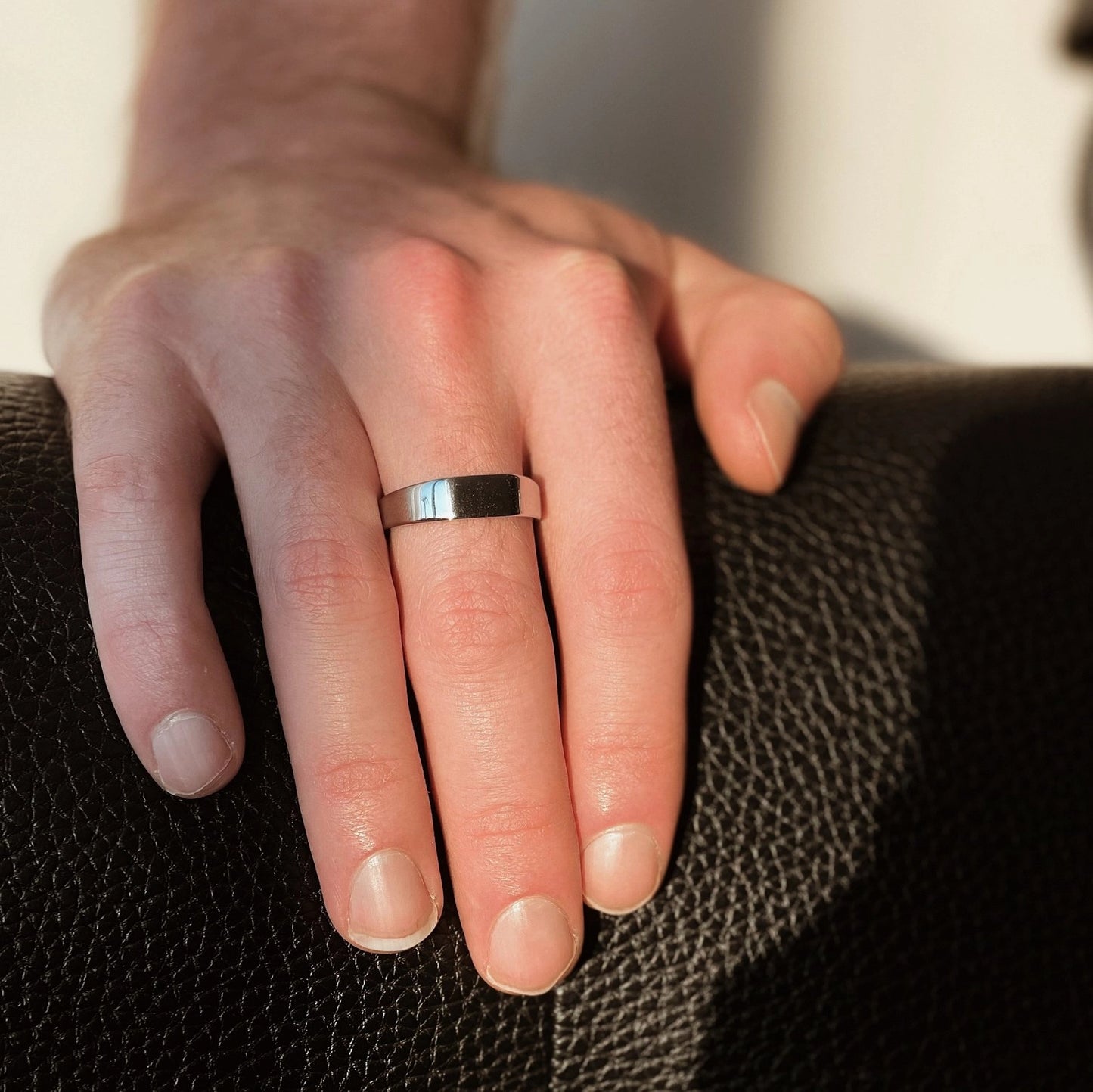 The Signet Stainless Steel Band Ring