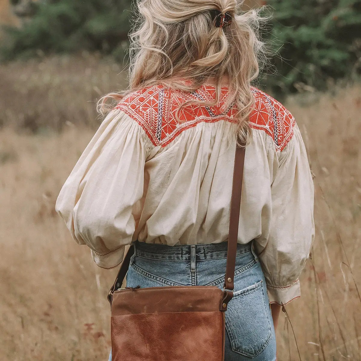 Brooklyn Mini Crossbody | Tan Canvas